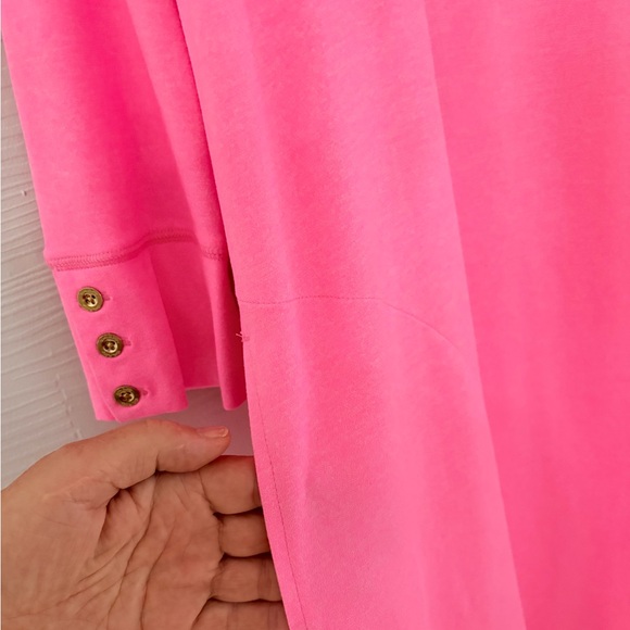 Lilly Pulitzer Vibrant Pink Long Sleeve Dress - Picture 3 of 6
